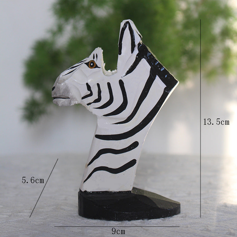 Solid Wooden Creative Fashion Glasses Frame Animal Retro Home Decor