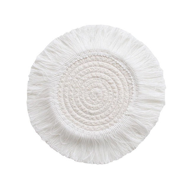 Soleil Boho Jute Coaster