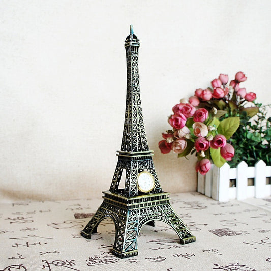 Vintage Bronze Eiffel Tower Figurine