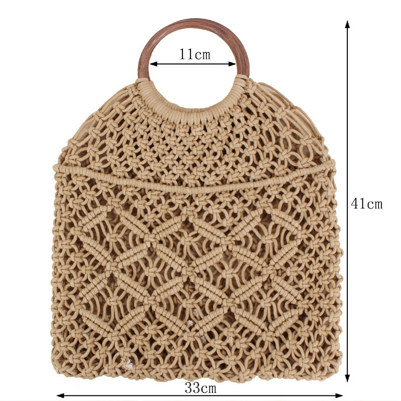 Solmé Macramé Market Tote