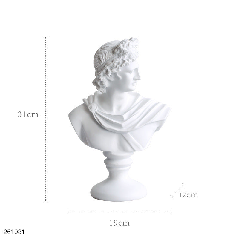 David Venus Statue - European Style Decorative Head Ornament