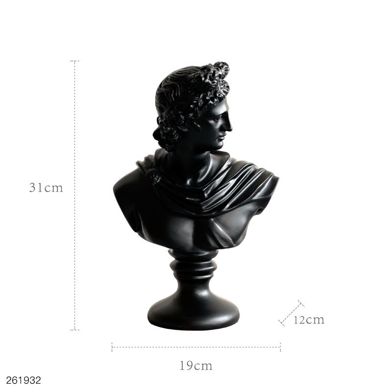 David Venus Statue - European Style Decorative Head Ornament