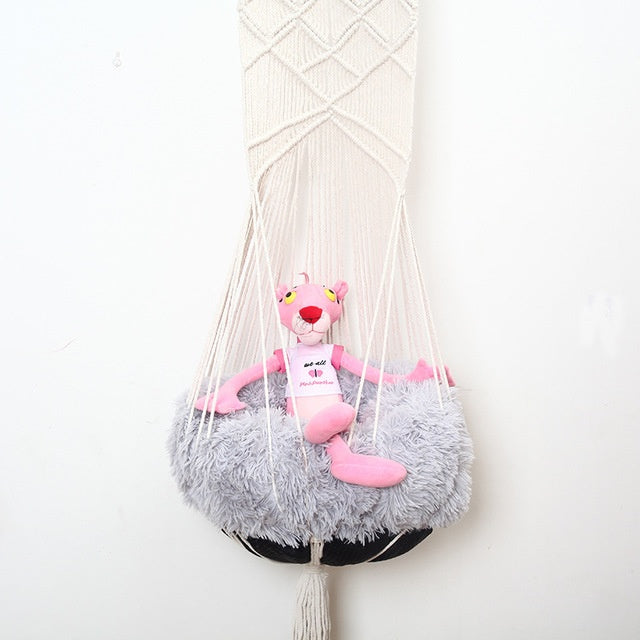 NuzzleNest Handwoven Cotton Pet Bed