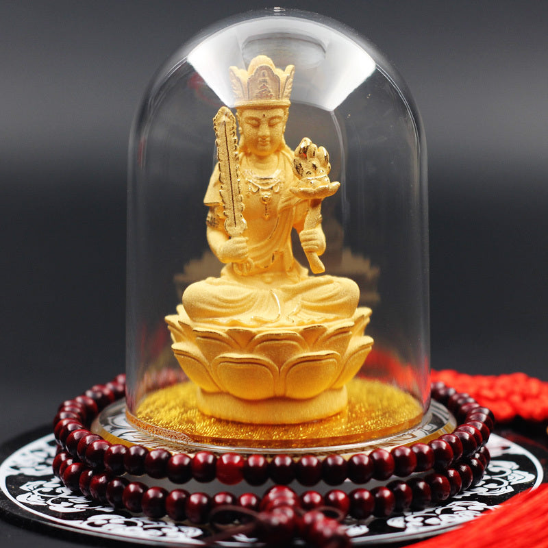 Elegant Buddha Statue Car Decoration
