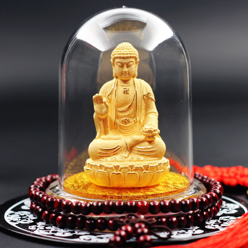 Elegant Buddha Statue Car Decoration