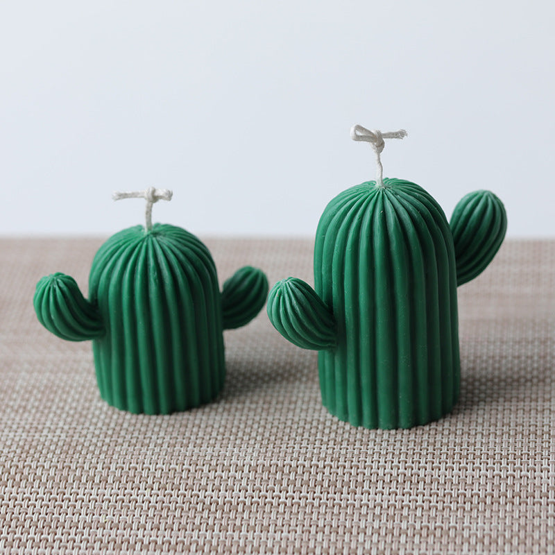 Cactus-Shaped Silicone Candle Mold Kit