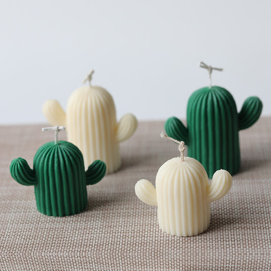 Cactus-Shaped Silicone Candle Mold Kit