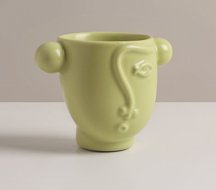 Artistic Abstract Face Ceramic Mug