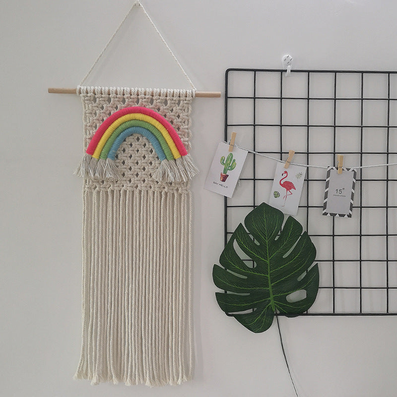 Rainbow Drift Macramé Wall Hanging