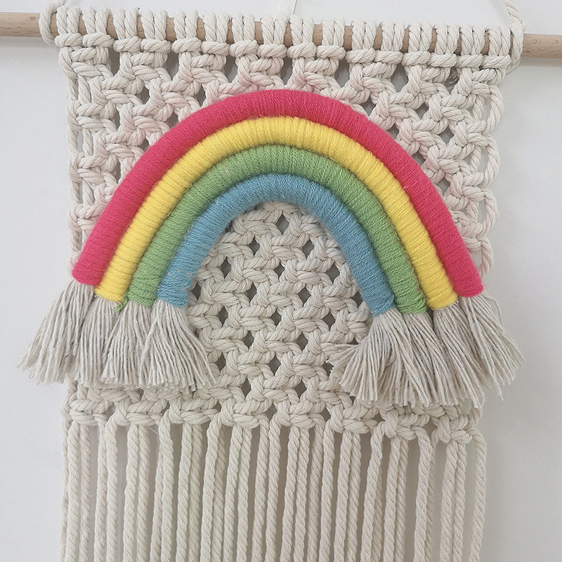 Rainbow Drift Macramé Wall Hanging