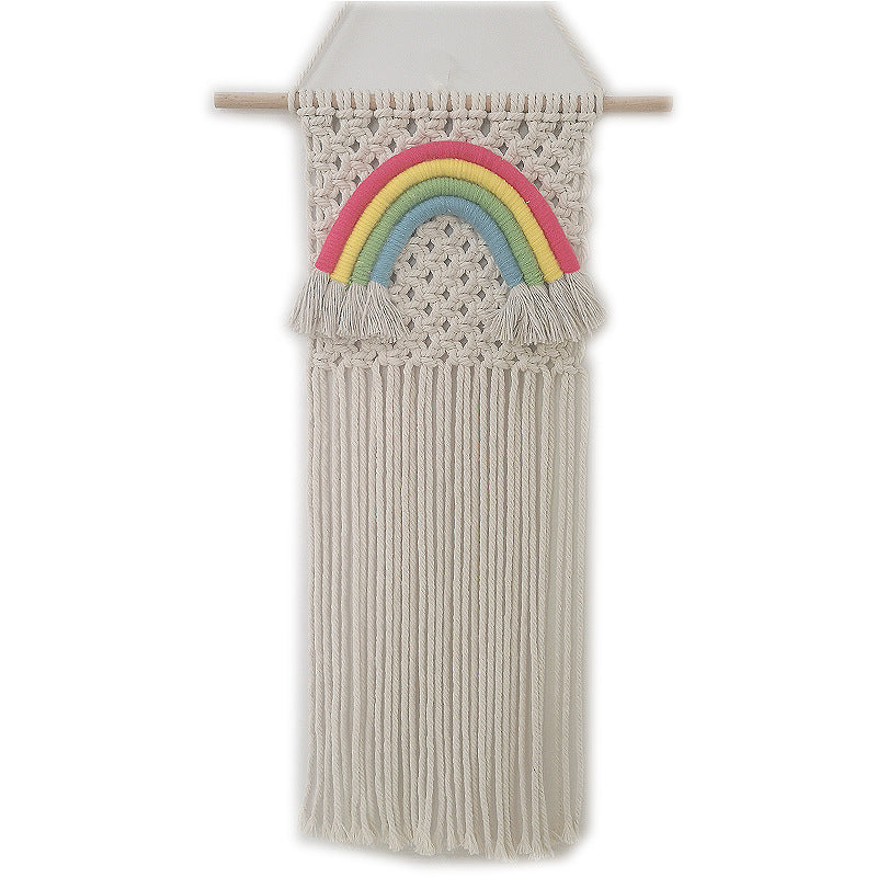 Rainbow Drift Macramé Wall Hanging