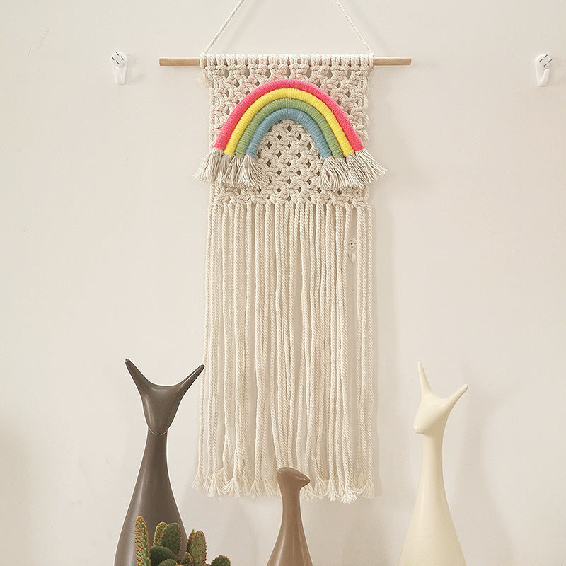 Rainbow Drift Macramé Wall Hanging
