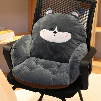 SnuggleThrone Cartoon Plush Cushion