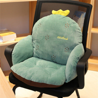 SnuggleThrone Cartoon Plush Cushion