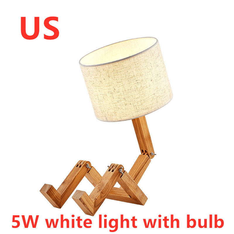 Creative Small Machine Humanoid Table Lamp – Fashion Design Home Decor