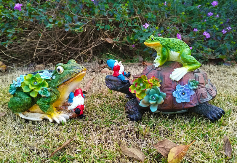 Solar Lamp Outdoor Animal Statue Landscaping