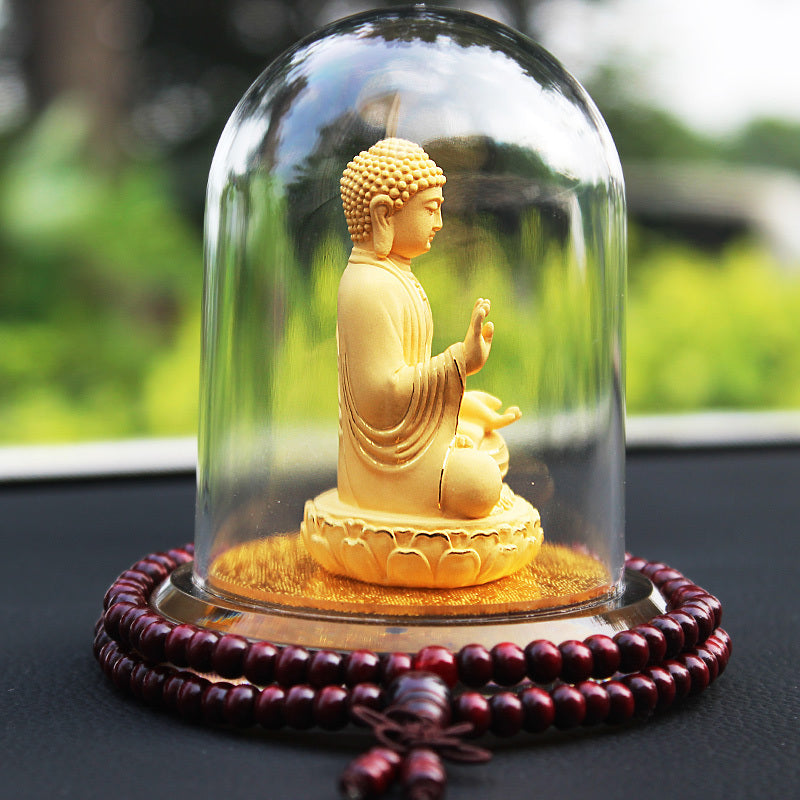 Elegant Buddha Statue Car Decoration