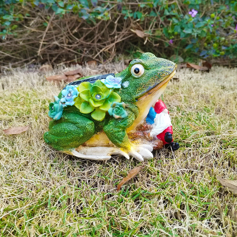 Solar Lamp Outdoor Animal Statue Landscaping