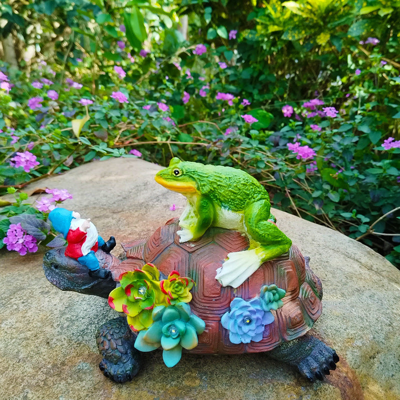 Solar Lamp Outdoor Animal Statue Landscaping