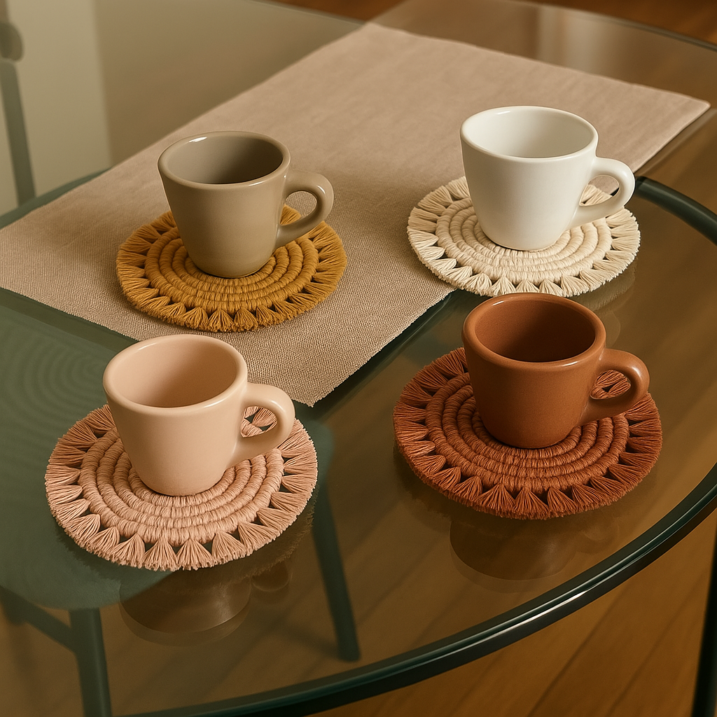 Sunloop Macramé Coasters