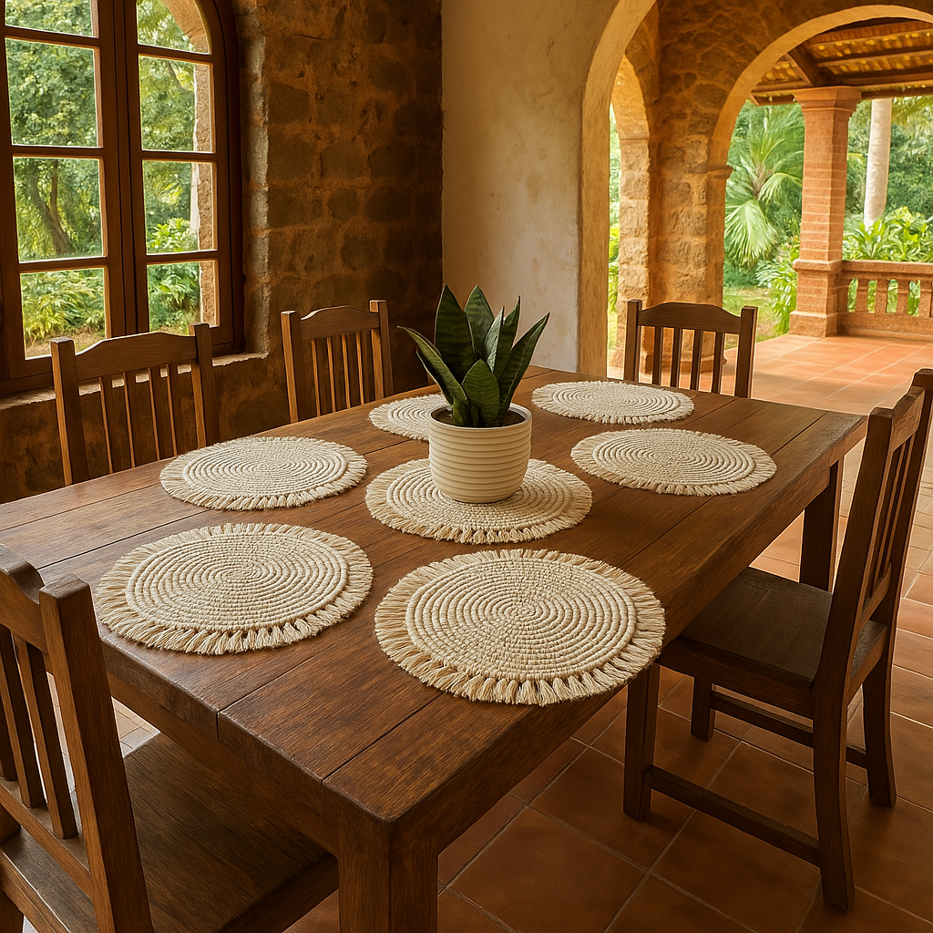 Looma Macramé Table Mat