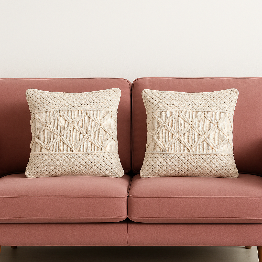 Nara Macramé Cushion Cover