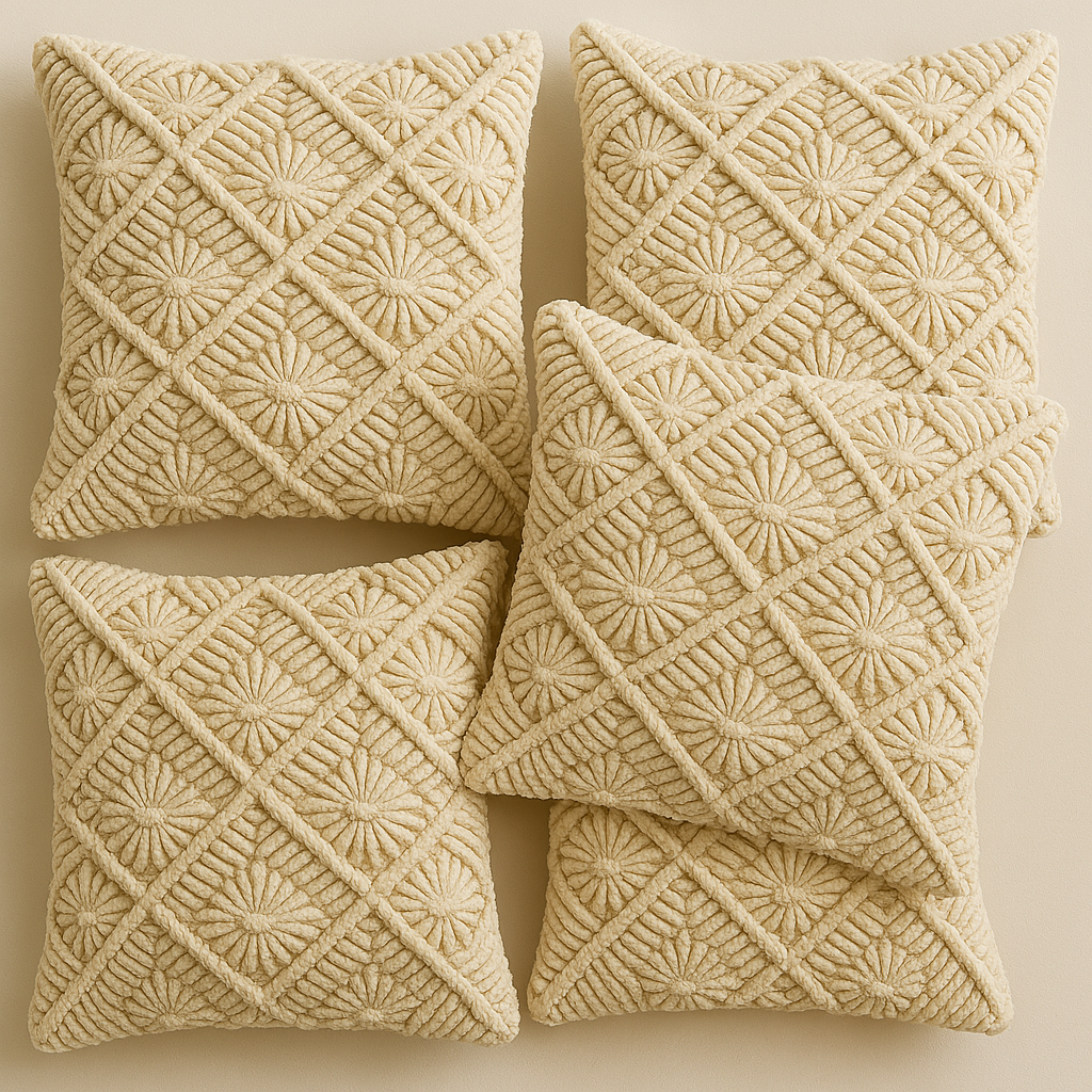 Aveline Macrame Lumbar Cover