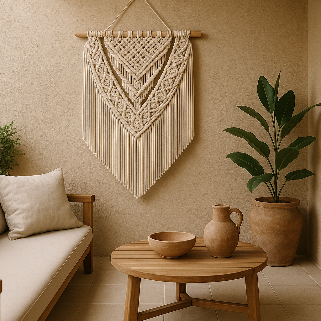 Solana V-Tier Macramé Wall Art