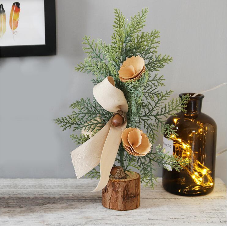 Charming Miniature Pine Cone Christmas Tree