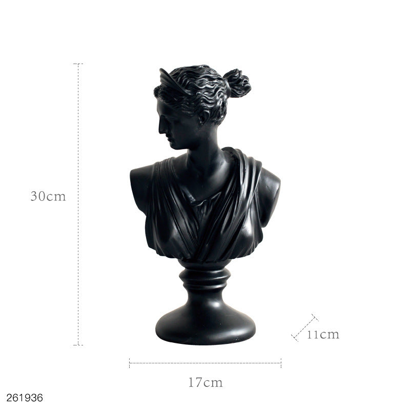David Venus Statue - European Style Decorative Head Ornament