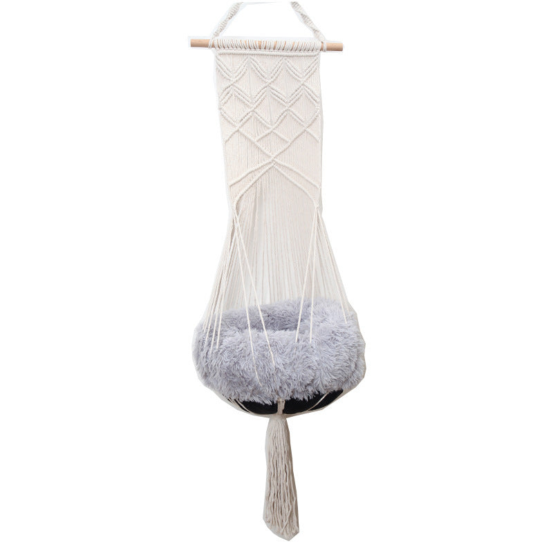 NuzzleNest Handwoven Cotton Pet Bed