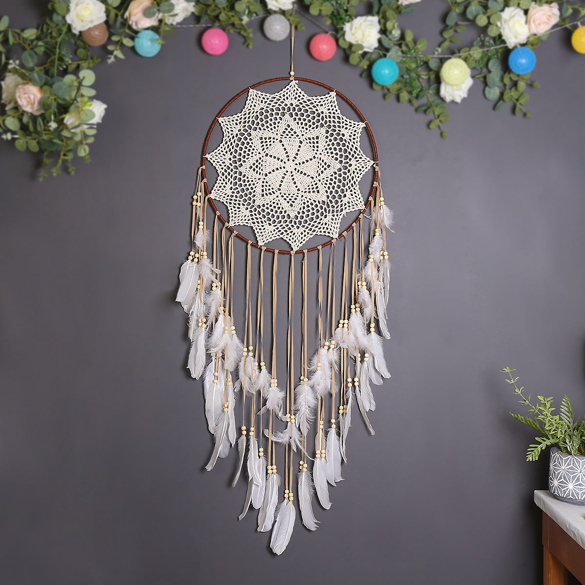Bohemian Dreamcatcher Wall Hanging