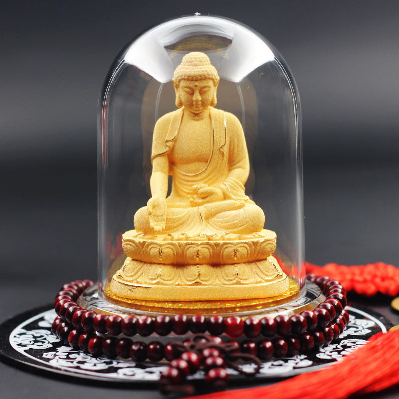 Elegant Buddha Statue Car Decoration