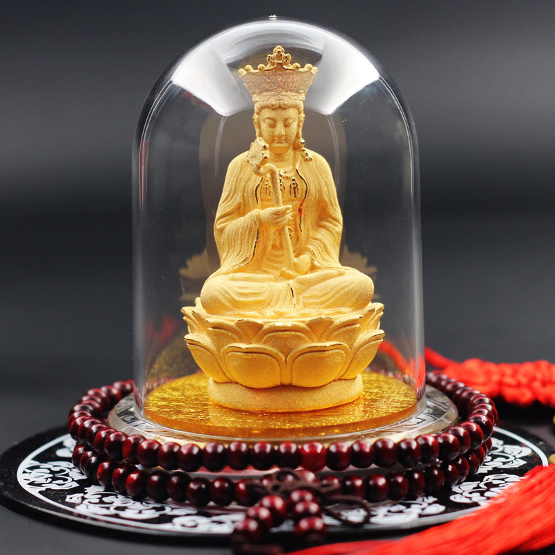 Elegant Buddha Statue Car Decoration