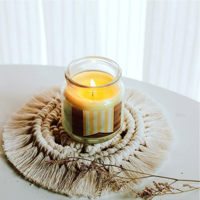 Soleil Boho Jute Coaster