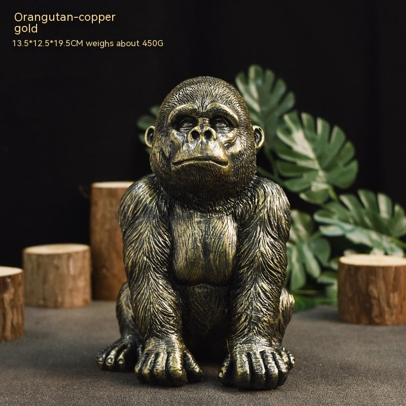 Gorilla Resin Crafts Home Decoration