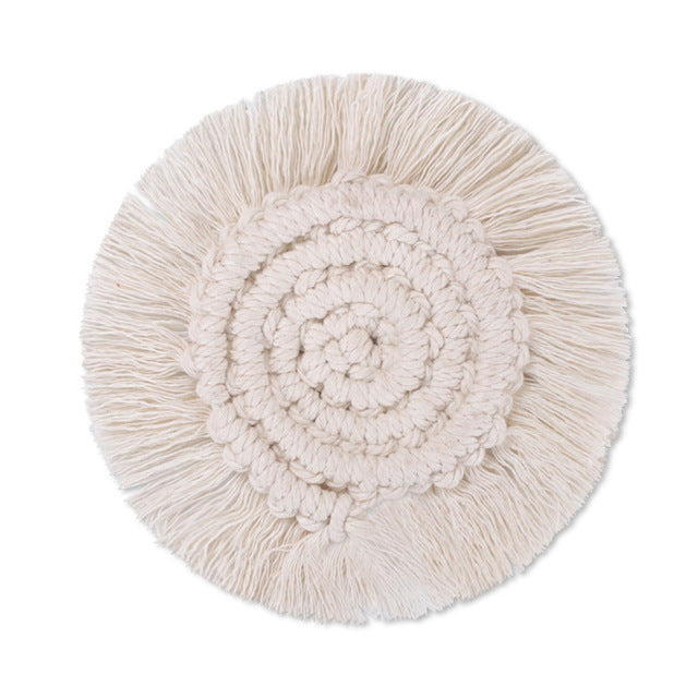 Soleil Boho Jute Coaster