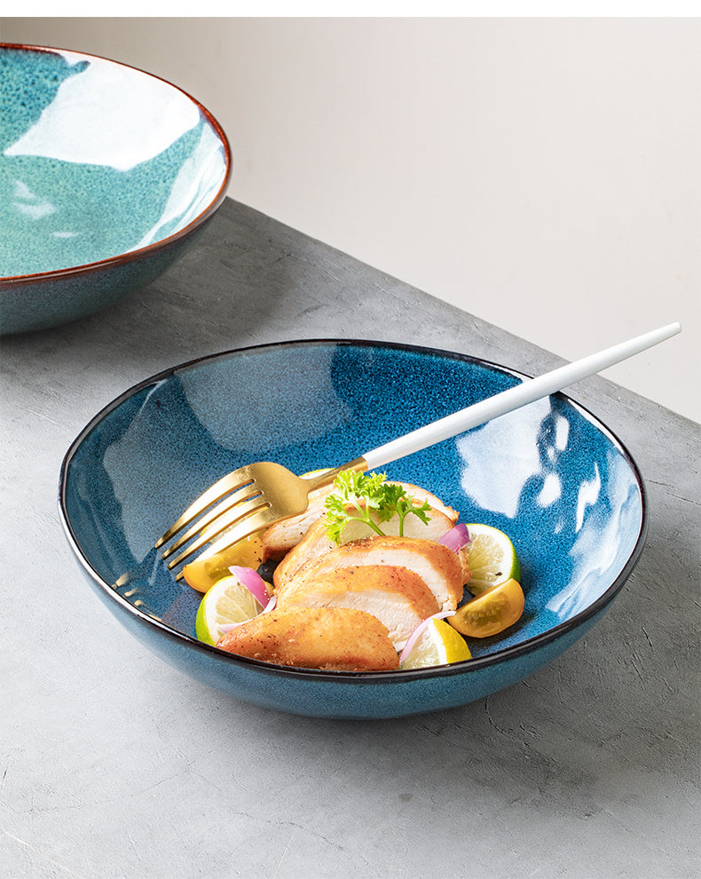 Home Creative Ceramic Bowl Retro