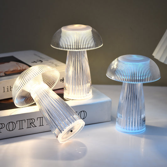 Creative Mushroom Atmosphere Electronic Jellyfish Table Lamp – Home Decor