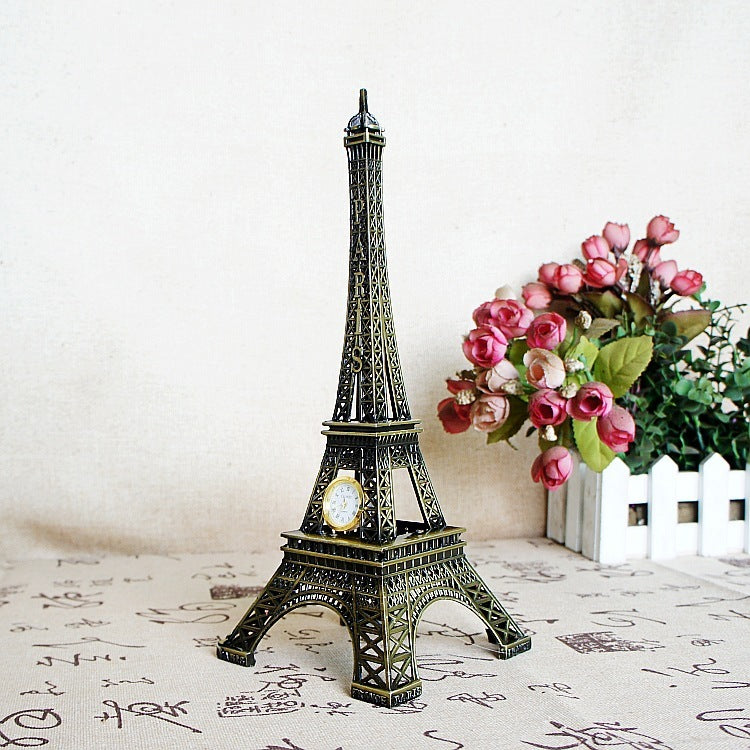 Vintage Bronze Eiffel Tower Figurine