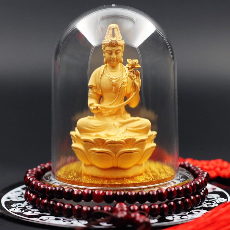 Elegant Buddha Statue Car Decoration