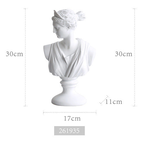 David Venus Statue - European Style Decorative Head Ornament