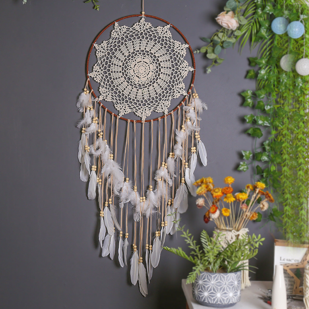 Bohemian Dreamcatcher Wall Hanging