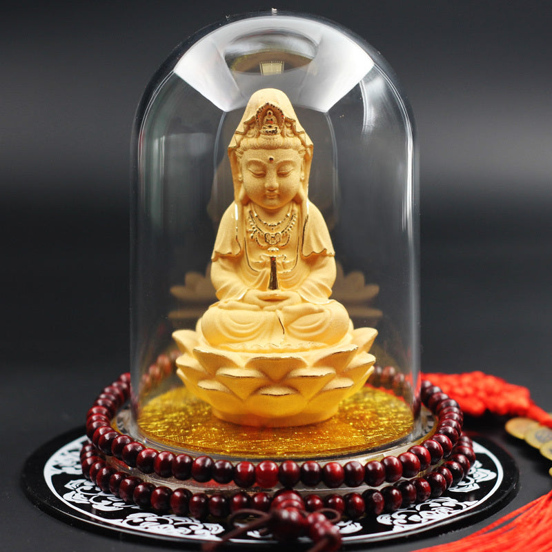 Elegant Buddha Statue Car Decoration