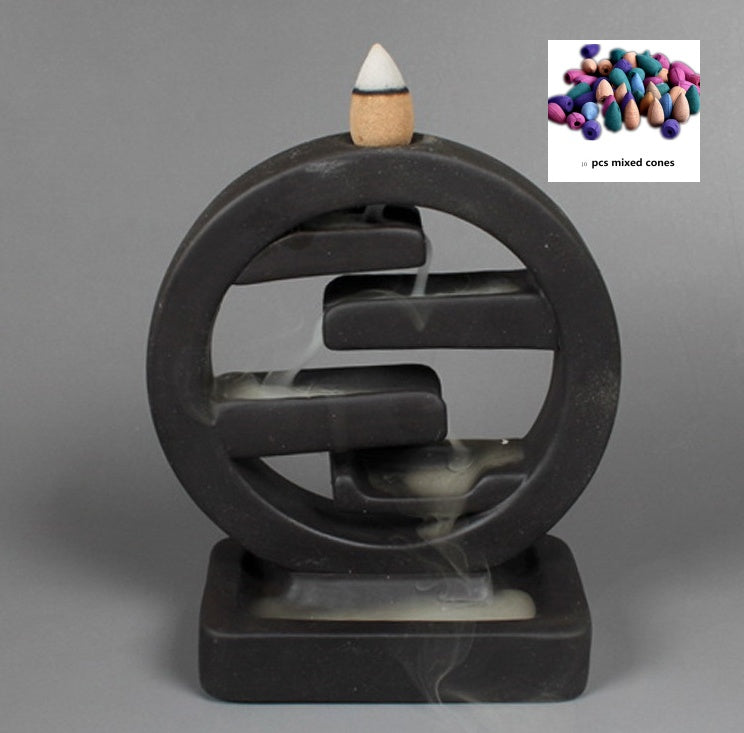Mystic Cascade Ceramic Clay Burner
