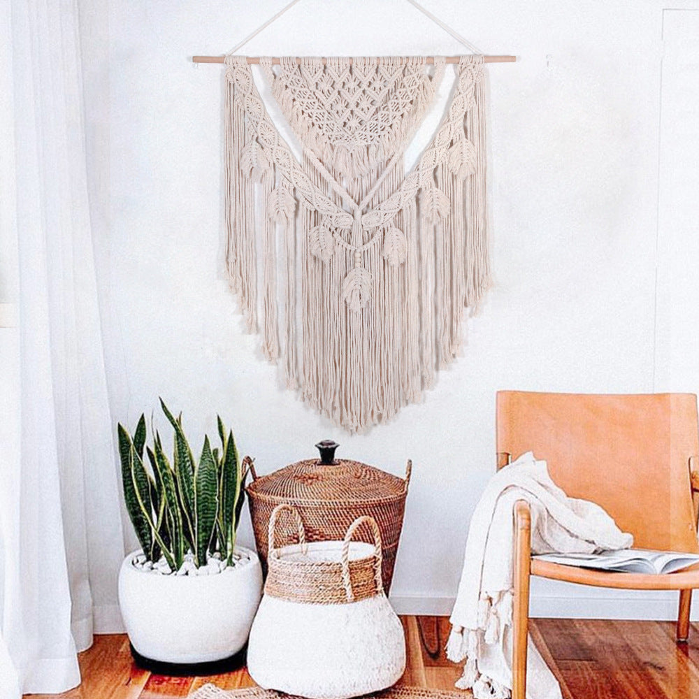 Serenity Weave – Handwoven Cotton Wall Tapestry