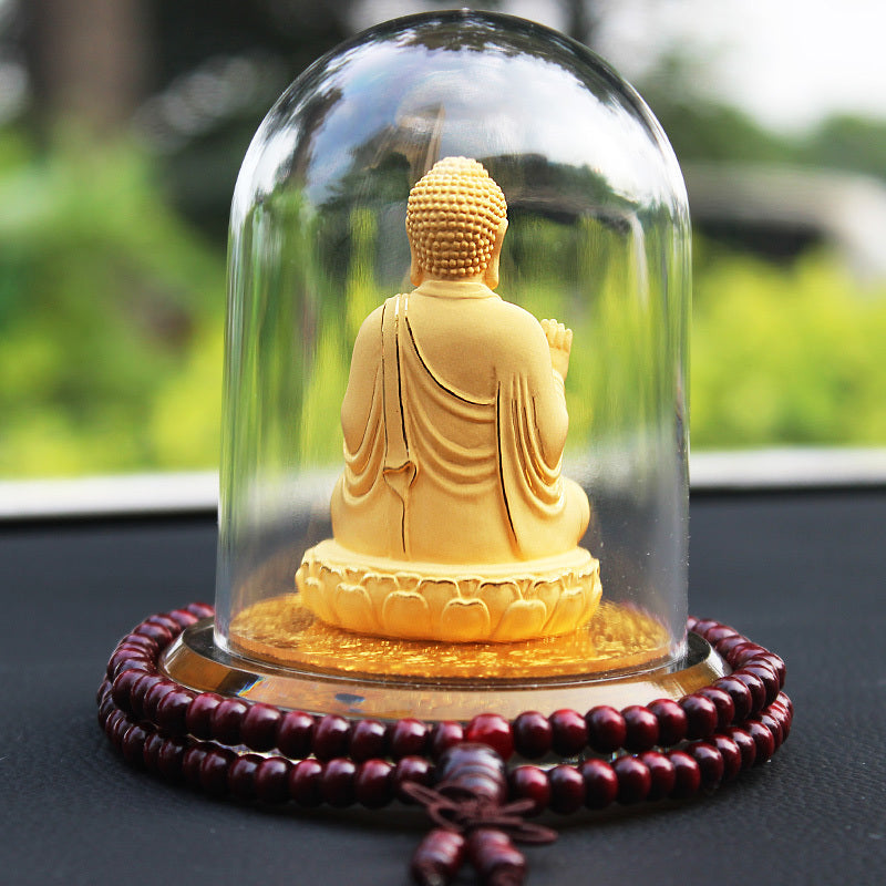 Elegant Buddha Statue Car Decoration