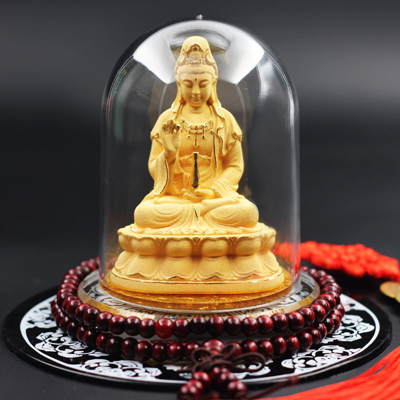 Elegant Buddha Statue Car Decoration