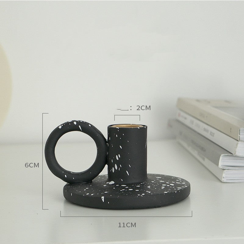 Creative Minimalist Home Decor – Desktop Candle Holder
