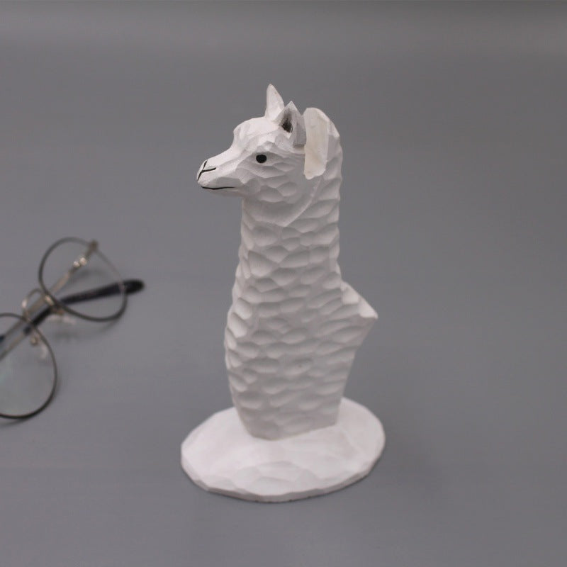 Solid Wooden Creative Fashion Glasses Frame Animal Retro Home Decor